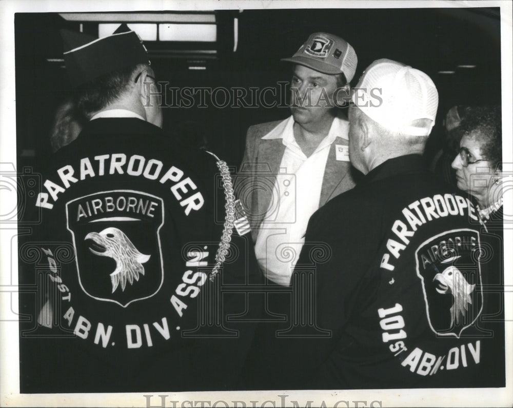 1984 Press Photo Harold Reverd Harmer Jacket Shot