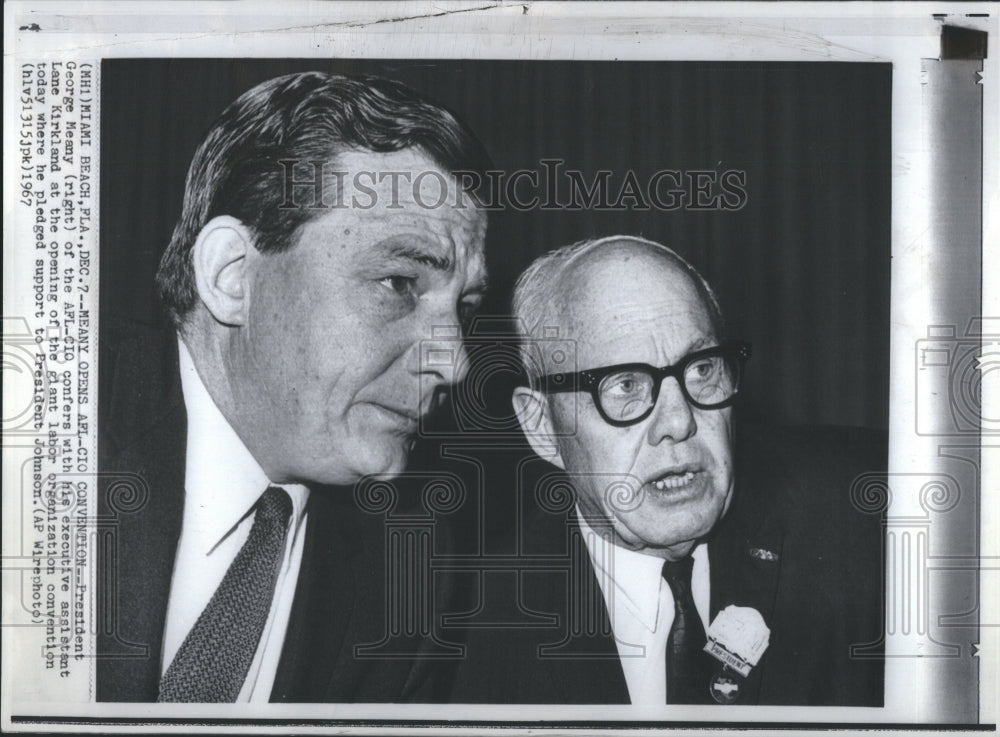 1967 Press Photo MiamiBeach Convents President