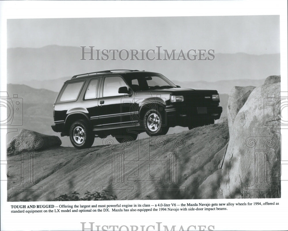 1994 Press Photo Tough Rugged Car Powerful Engine