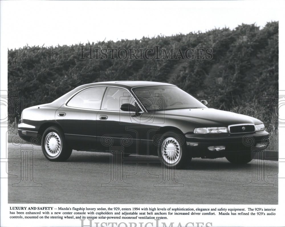 1994 Press Photo Mazda&#39;s Flagship Luxury Sedan Safety