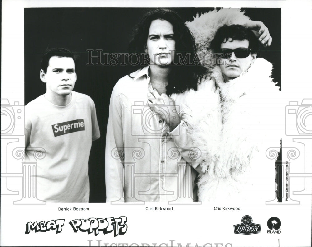 1995 Press Photo Meat Puppets Entertainers Promotional