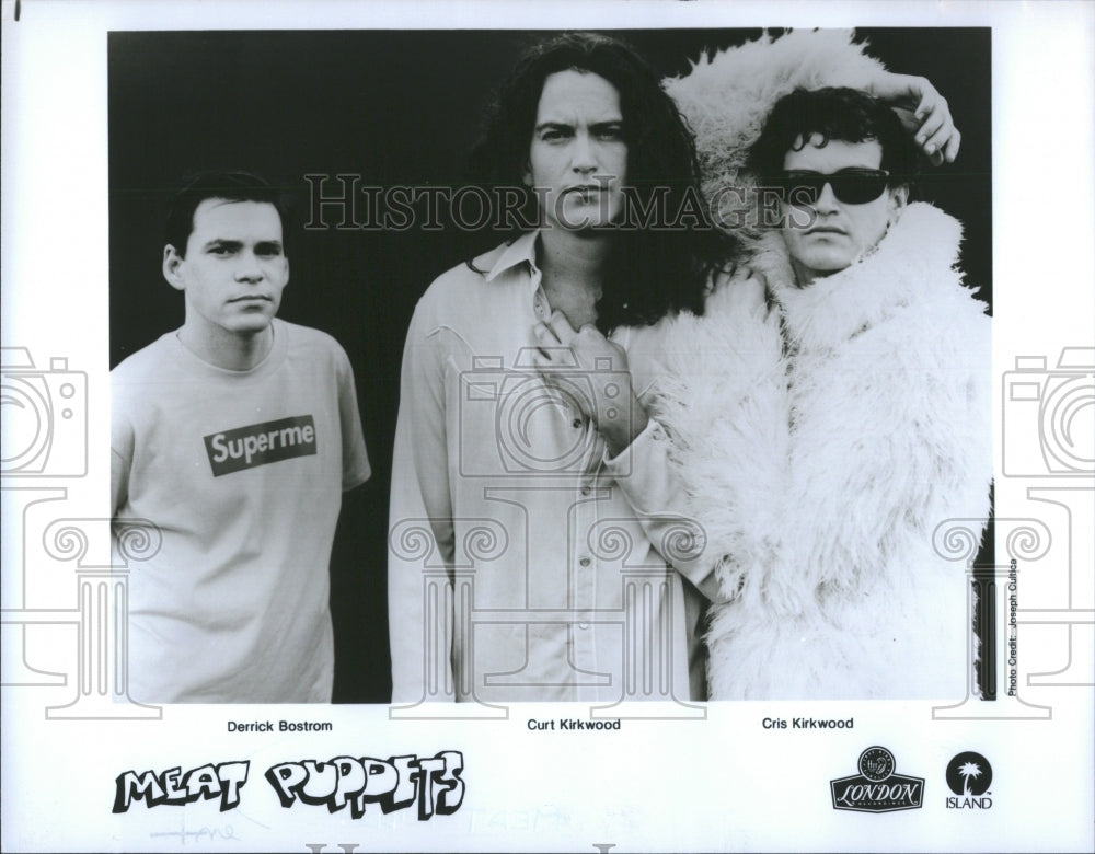 1995 Press Photo Entertainers Meat Puppets Kirkwood