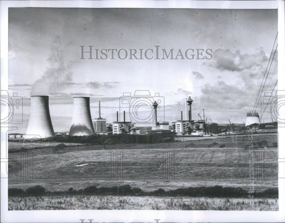 1956 Press Photo Creating English landscape Calder Hall