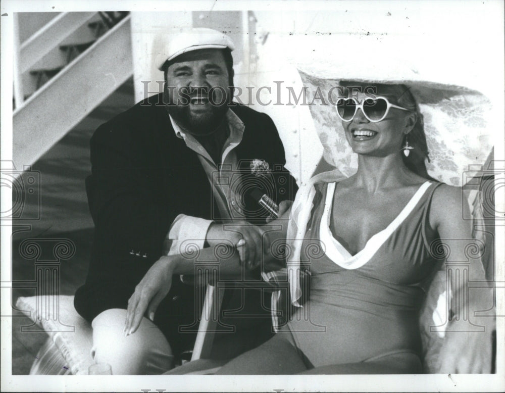 1986 Press Photo NBCTV s Lonnie Anderson Dom Deluise