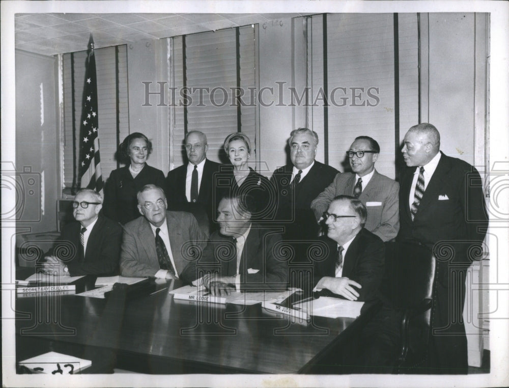 1957 Press Photo U.S.delegation to United Nations