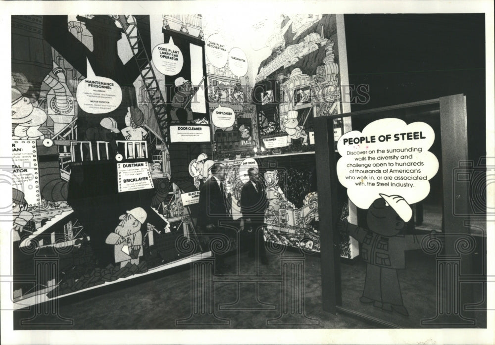 Press Photo Museum Science Industry Steel Bethlehem