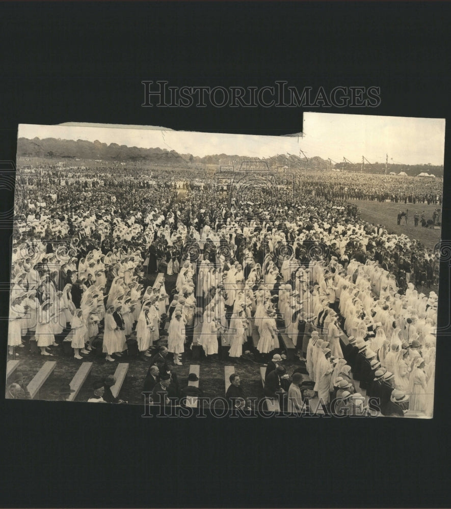 1932 Press Photo Cardinal Lauri Papal Eucharistic