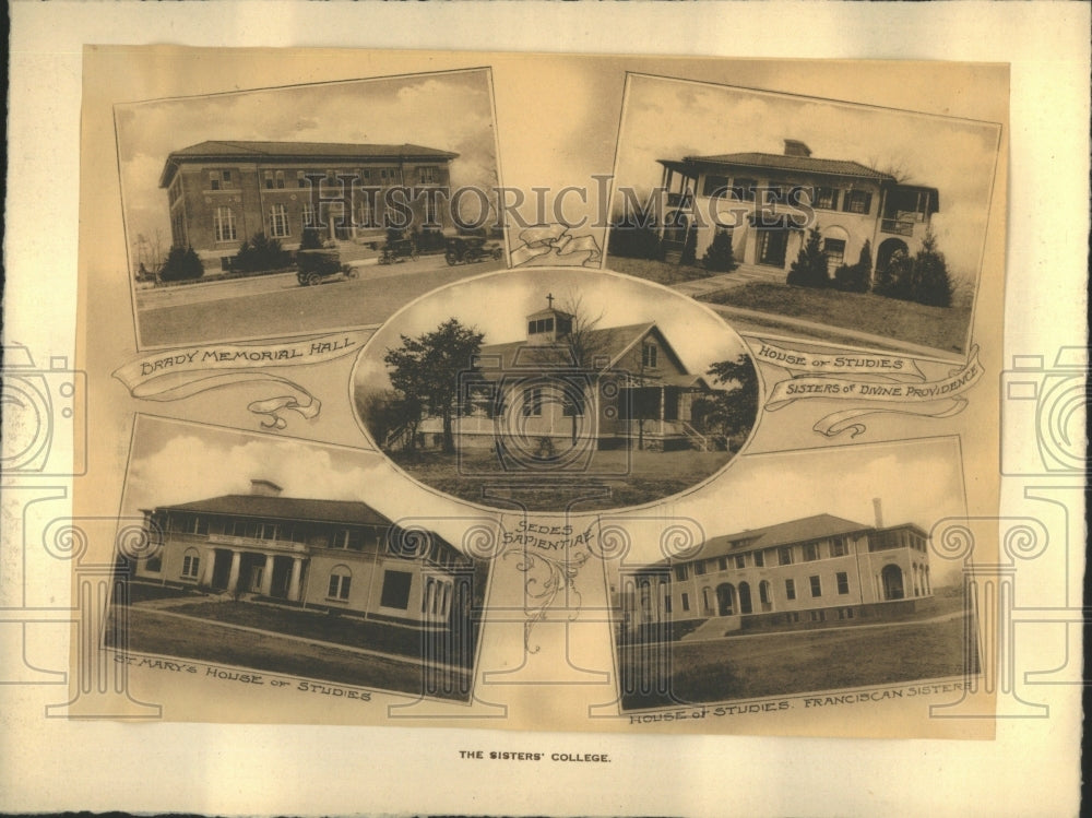1924 Press Photo Catholic University Sister College