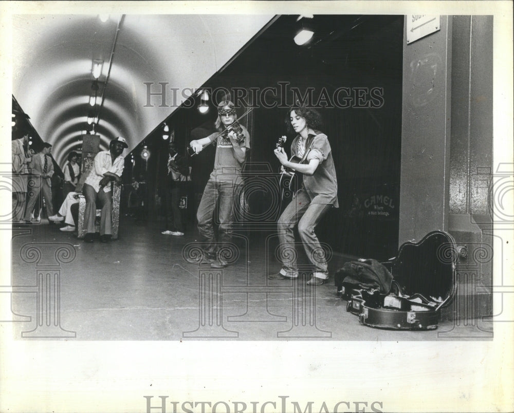 1982 Press Photo Singers Dave Smith Cynthia Jackson