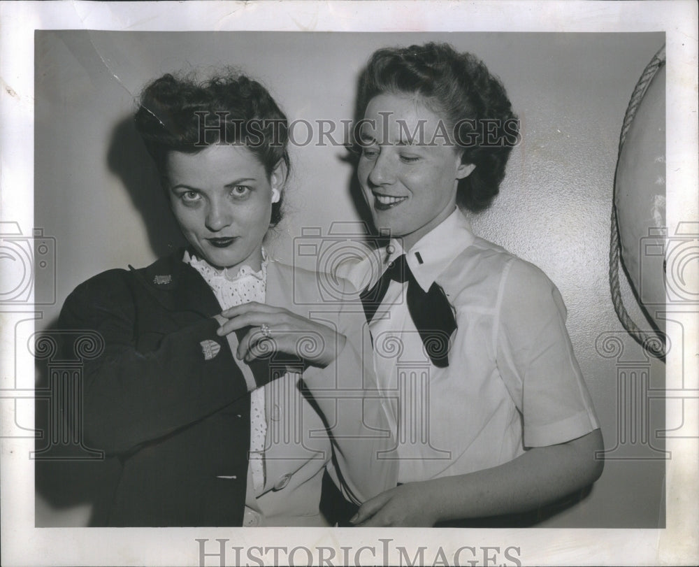 1940 Press Photo Mrs Williams Wibel Blowell Elizebeth