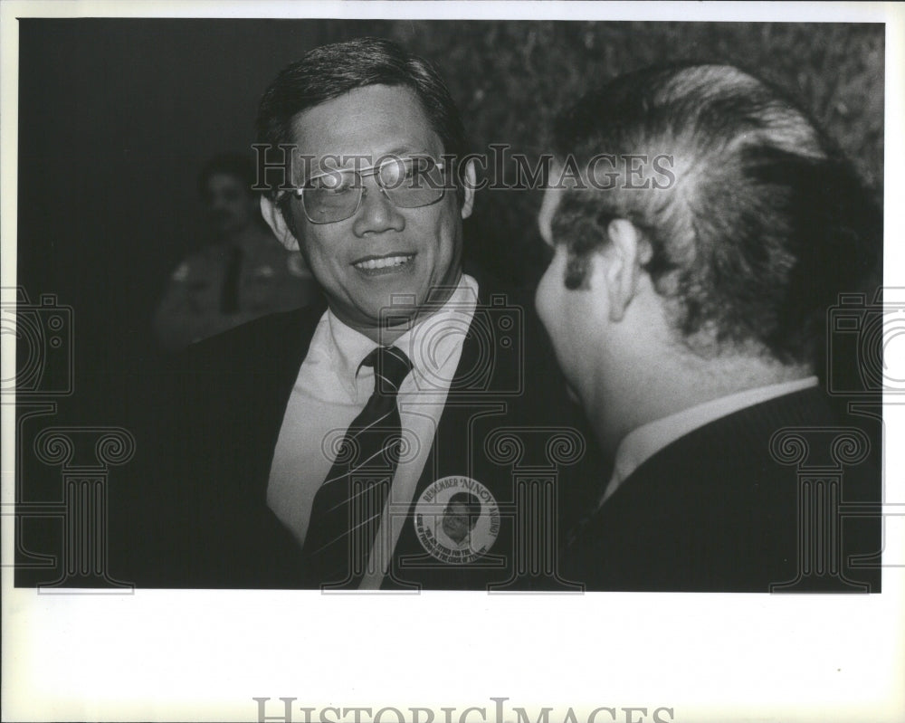 1984 Press Photo Slain Phillipine Butz Aquino Ninoys 46