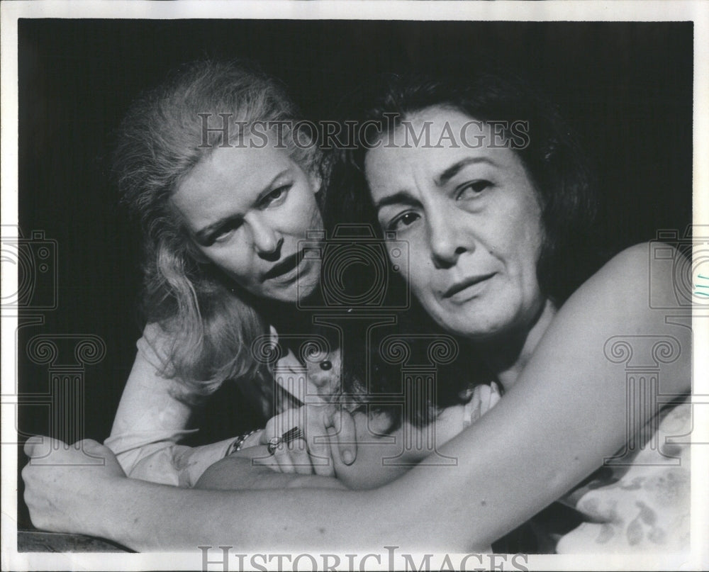 1973 Press Photo Hello From Bertha atrica Oconnell