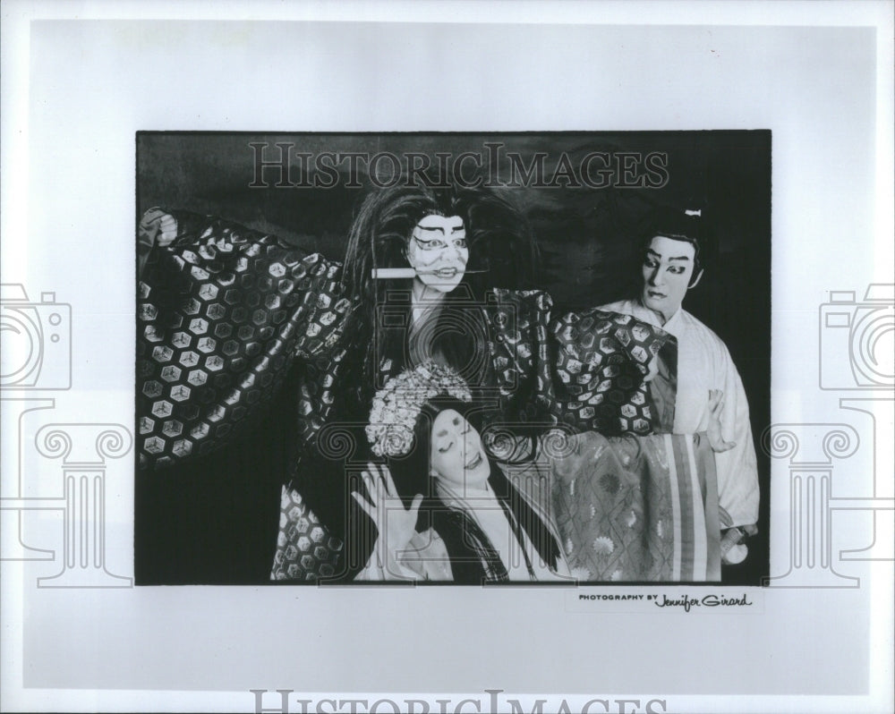 1985 Press Photo Barbara Robertson Kabuki Medea Jeff