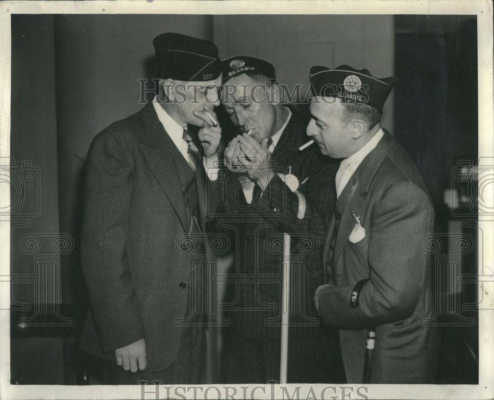 1939 Press Photo American Legion Congress Veteran Aid