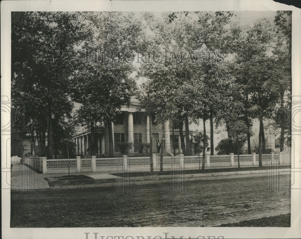 1946 Press Photo Eli B. Williams historical house