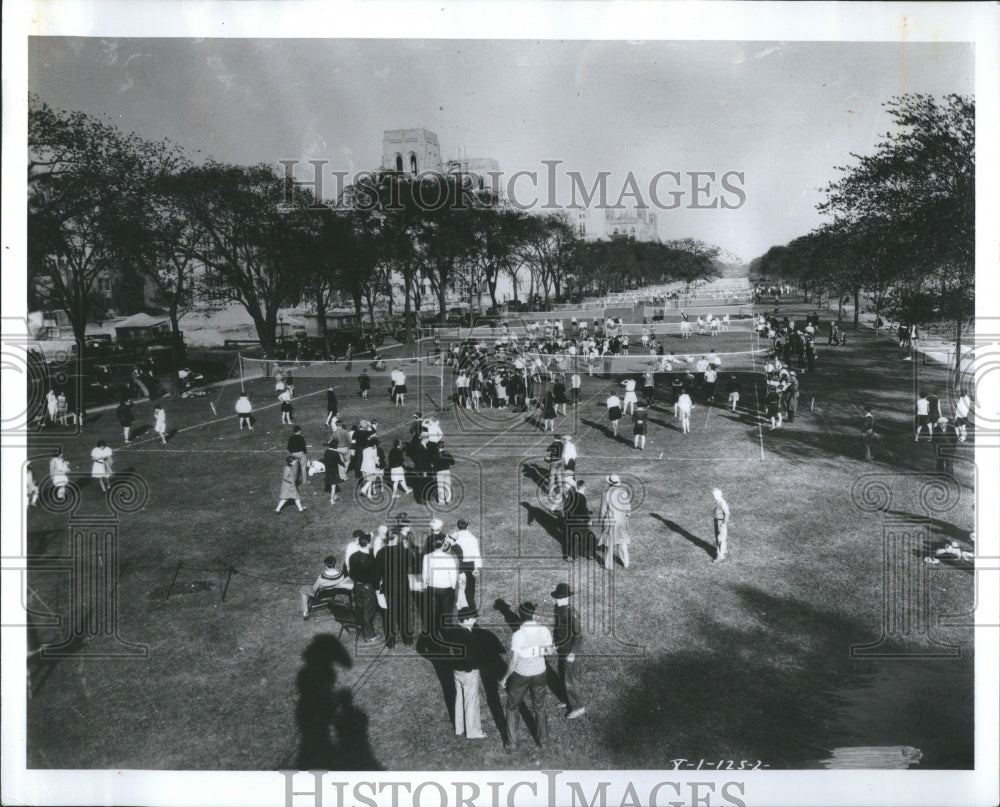 1991 Press Photo Midway Plaisance South Side City