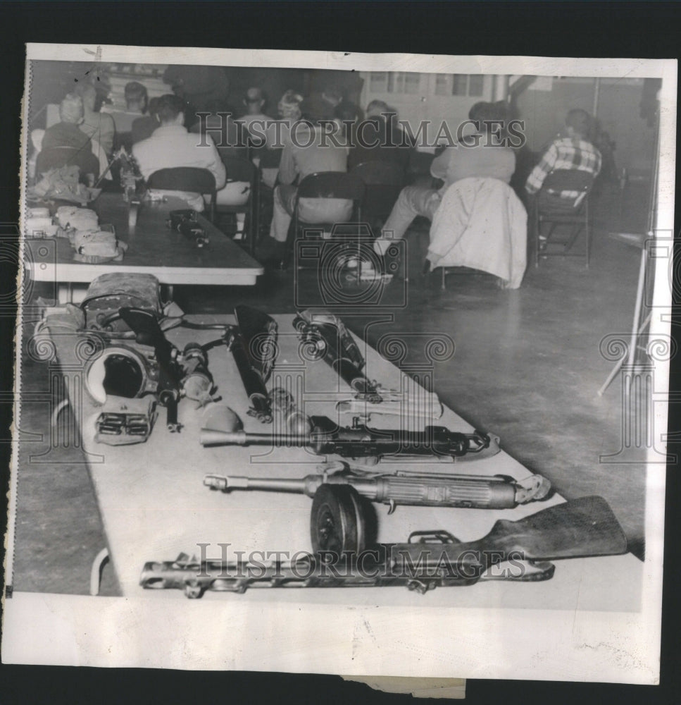 1961 Press Photo Minutemen Arsenel Communist Organizati