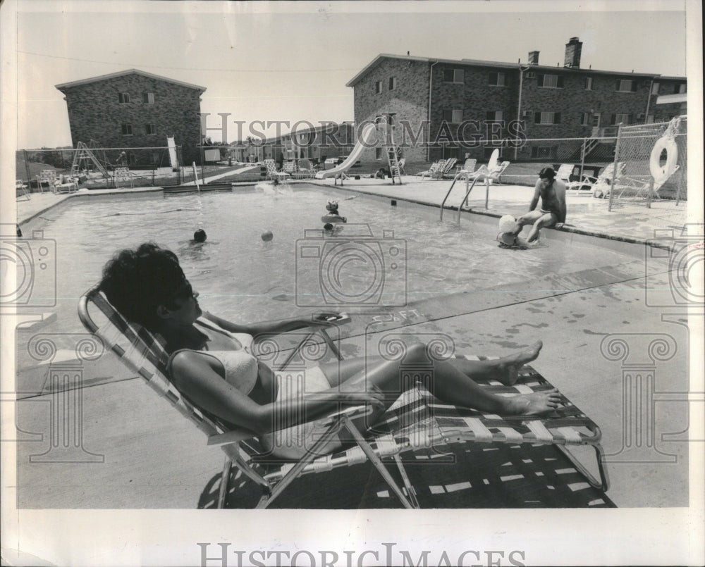 1970 Press Photo Urbandale Iowa Westren Part Moines