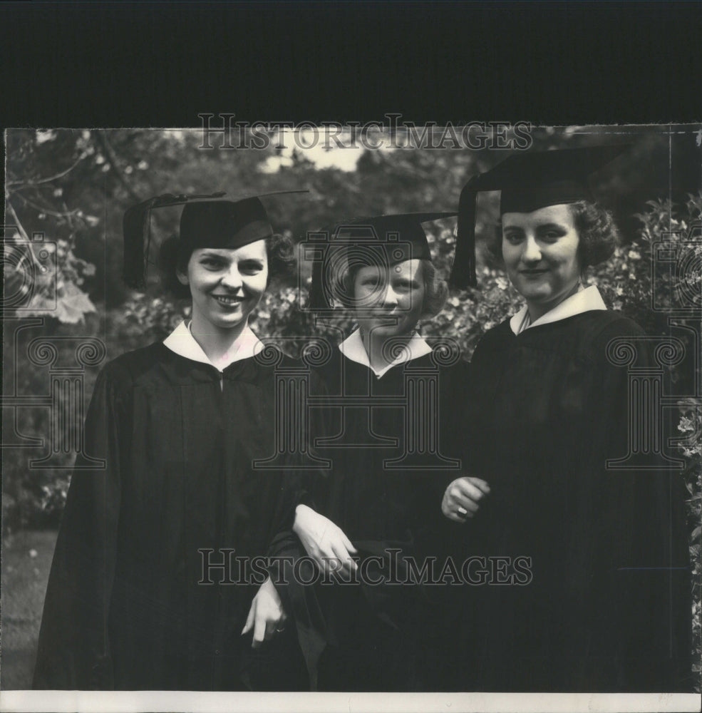 1937 Press Photo Wells College Nancy Newlin Edith King