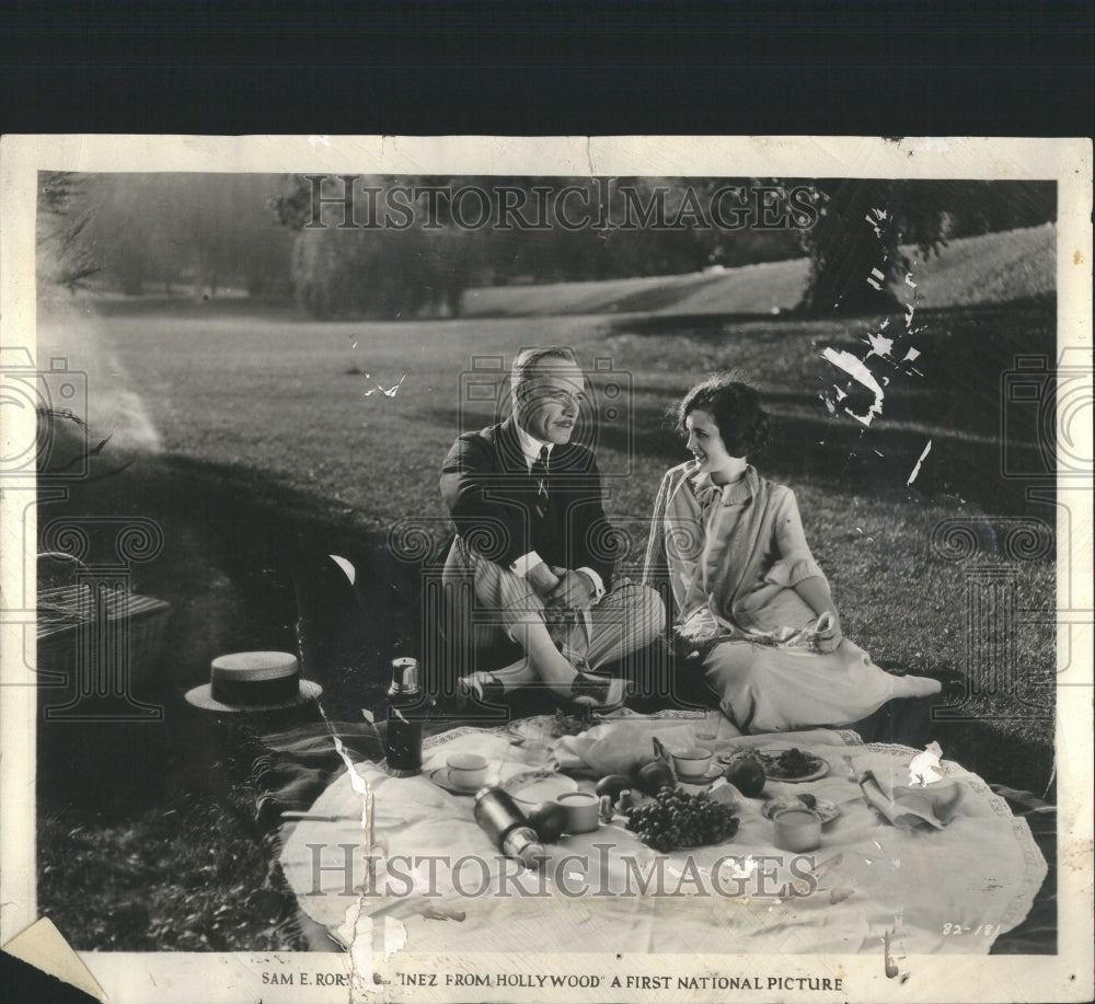 1925 Press Photo Hollywood First National Picture Inez