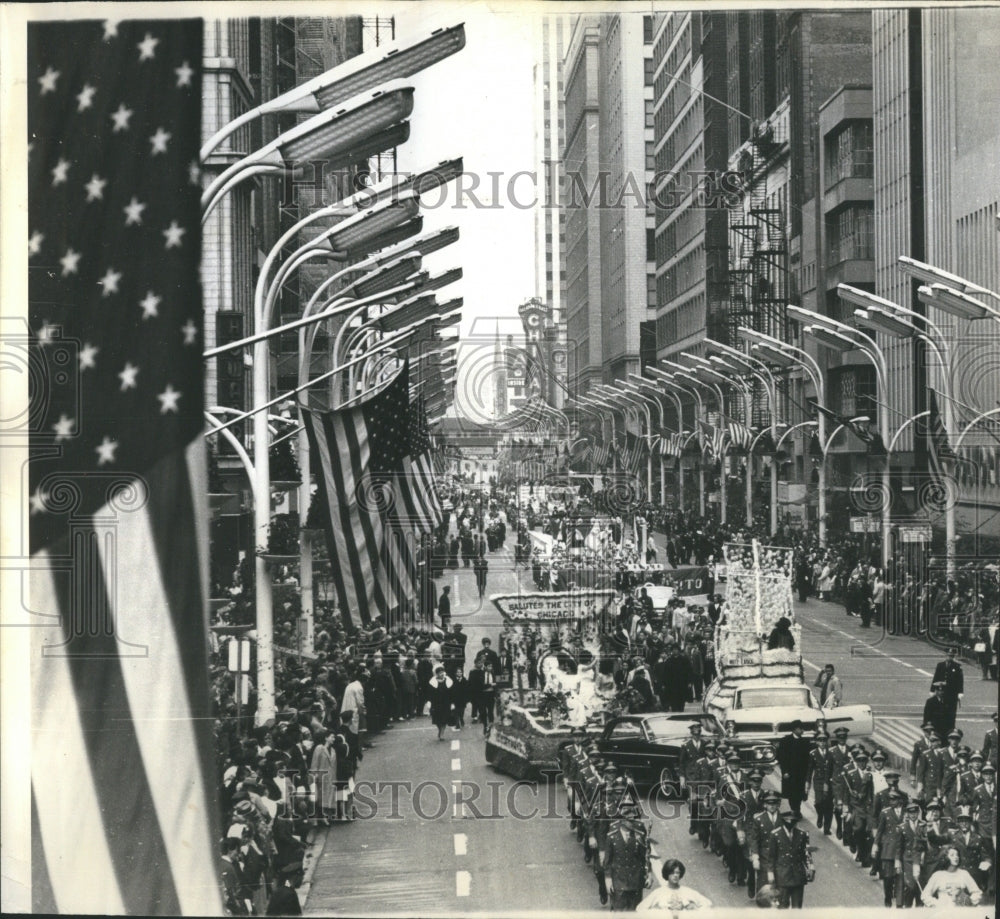 1964 Press Photo Countries Columbus Anniversary America