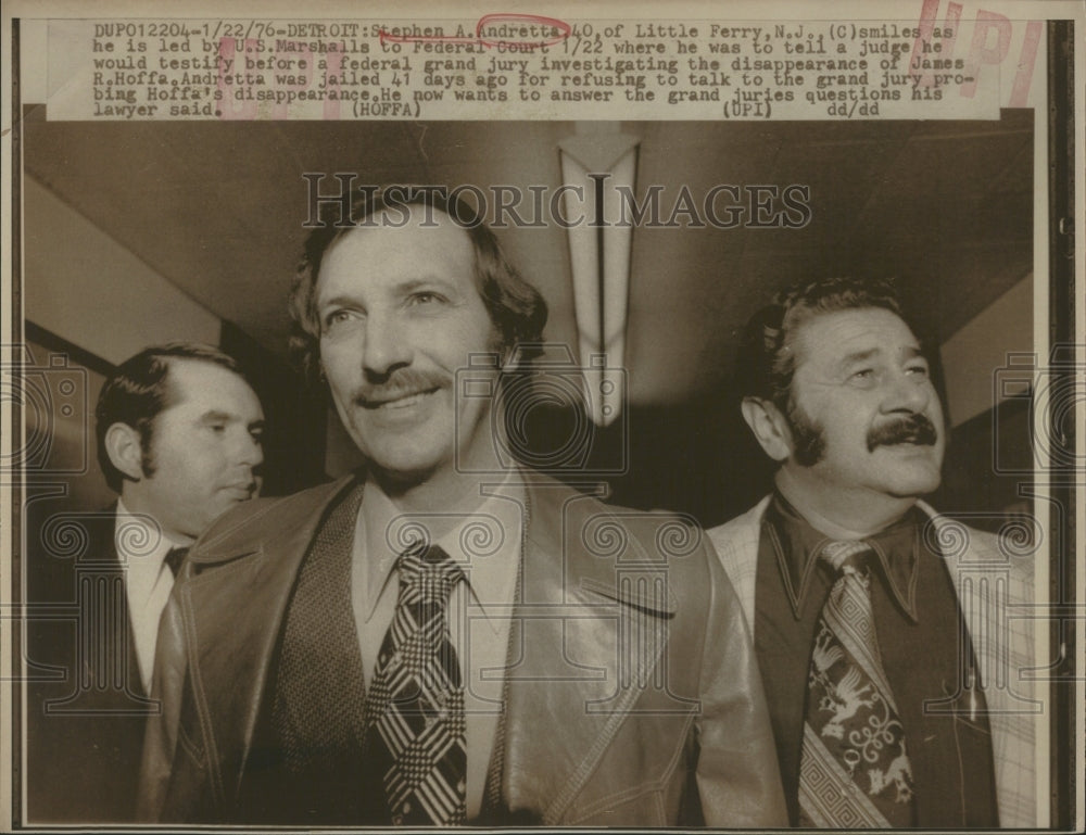 1976 Press Photo Stephen A Andretta Ferry N J Smile