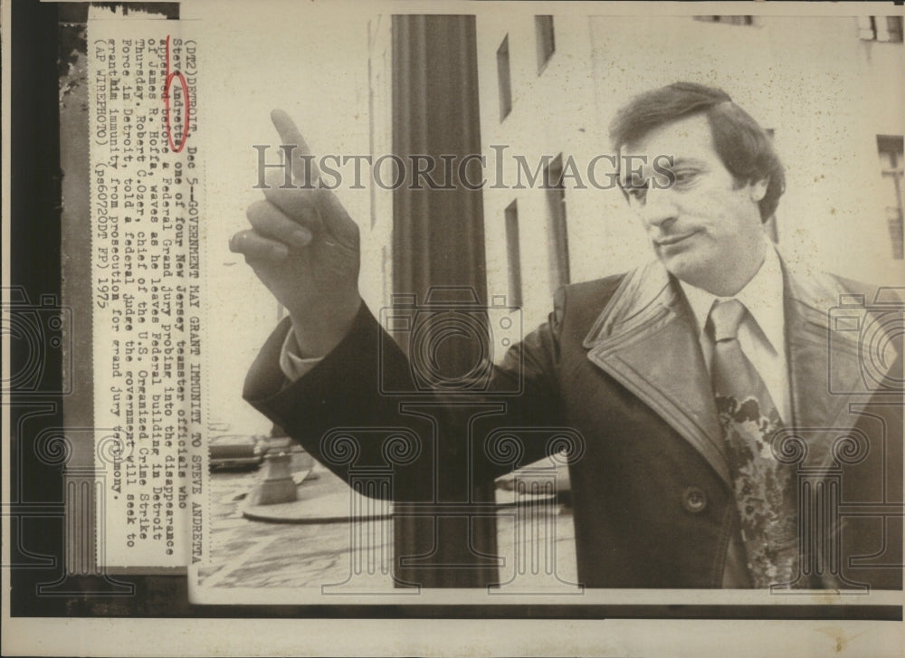 1975 Press Photo Steve Andretta