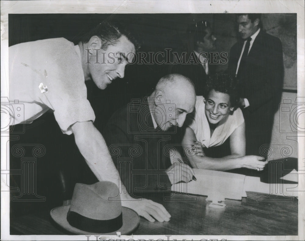 1955 Press Photo Jean-Jacques Servan-Schreiber