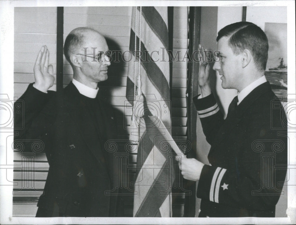 1943 Press Photo Frank Ray Wilson President Pastor