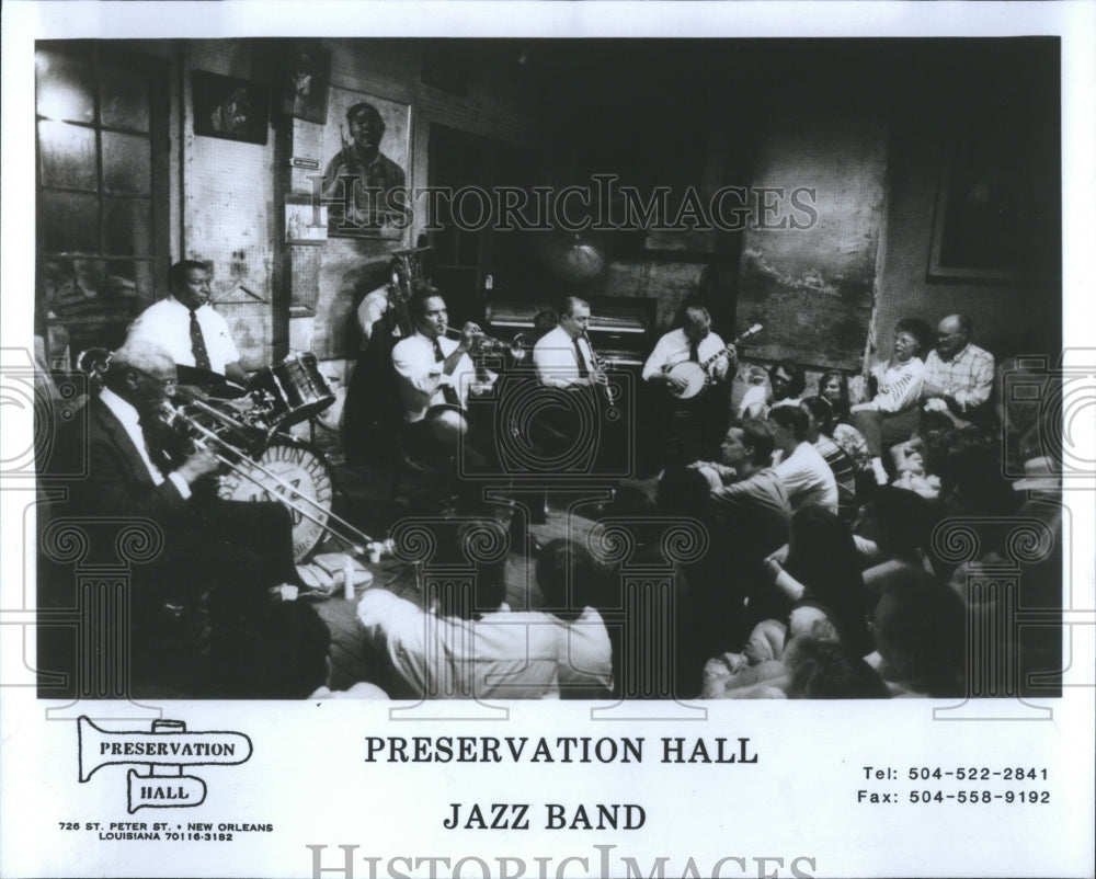 1995 Press Photo Preservation Hall Jazz Band.