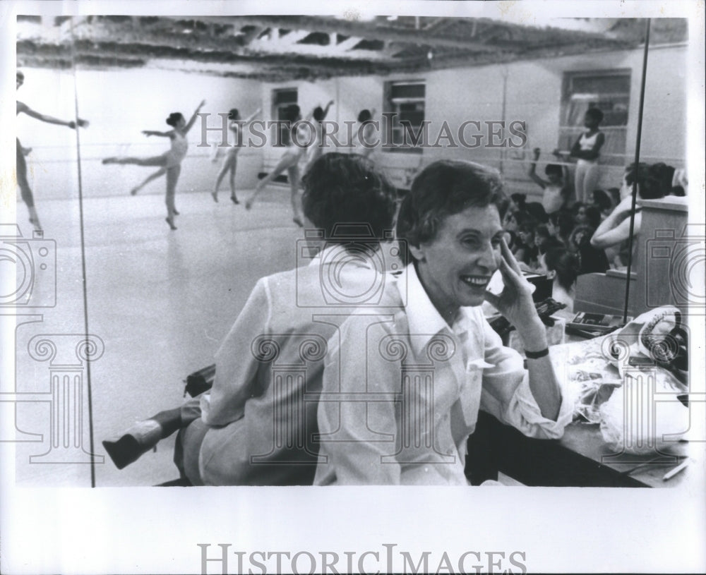 1978 Press Photo Sandra Severd ballet school.