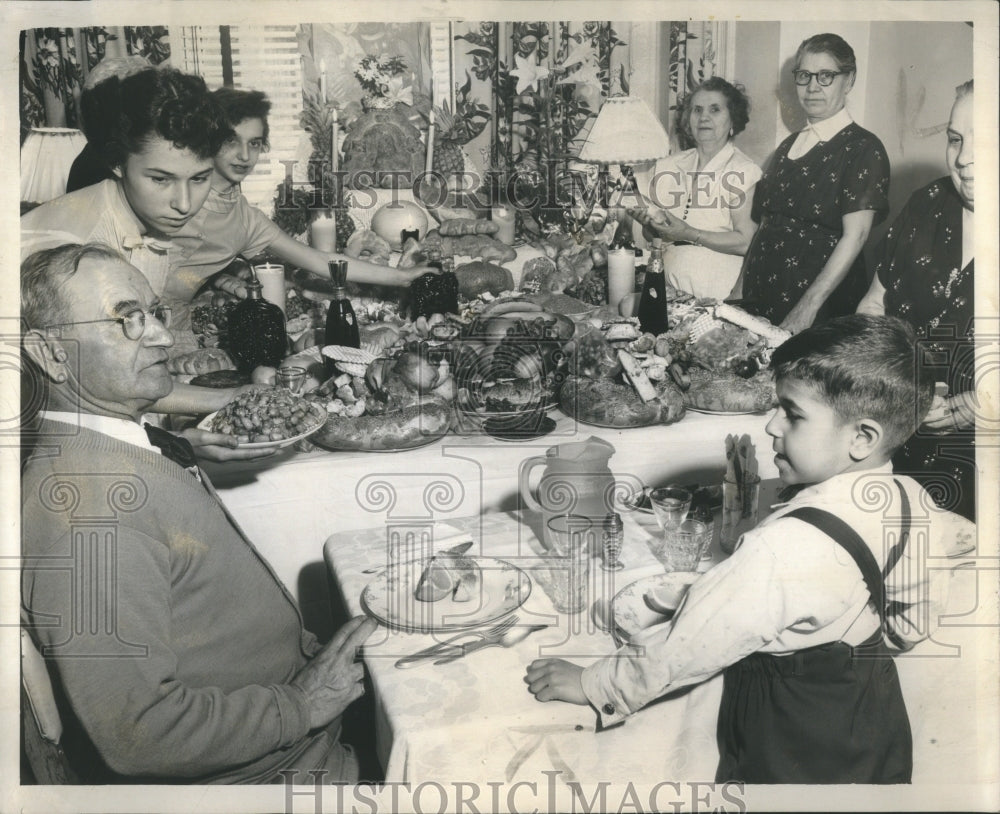 1956 Press Photo Friend JEnny Posado