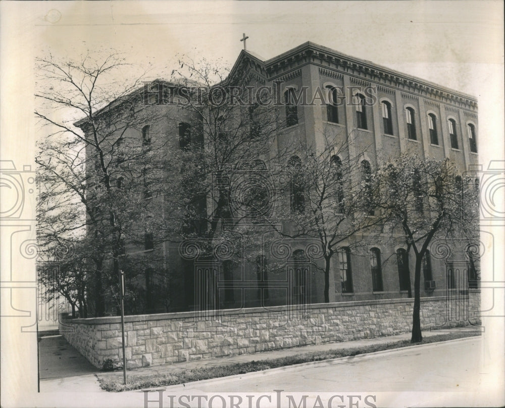 1962 Press Photo St Josephs Home Friendless Exterior