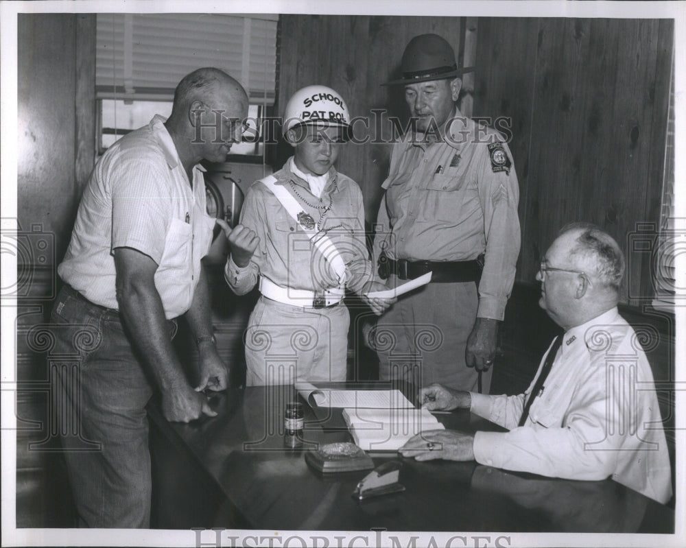 1952 Press Photo Mock Court Case