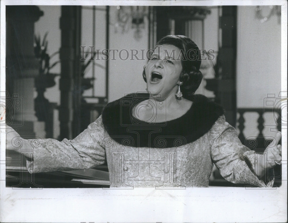 1967 Press Photo Kate Smith Singer