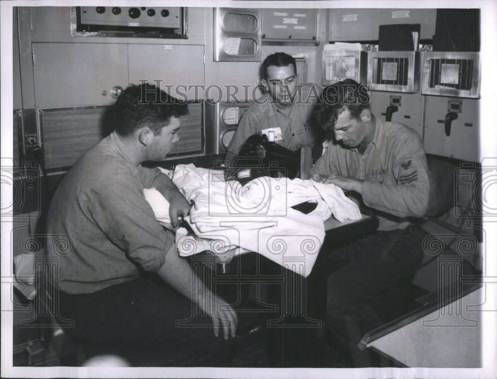 1958 Press Photo SS Nautilus Vessel Ton Hamburg Germany