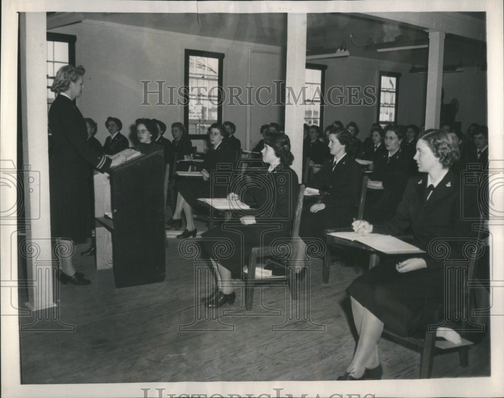 1943 Naval Training Center Press Photo