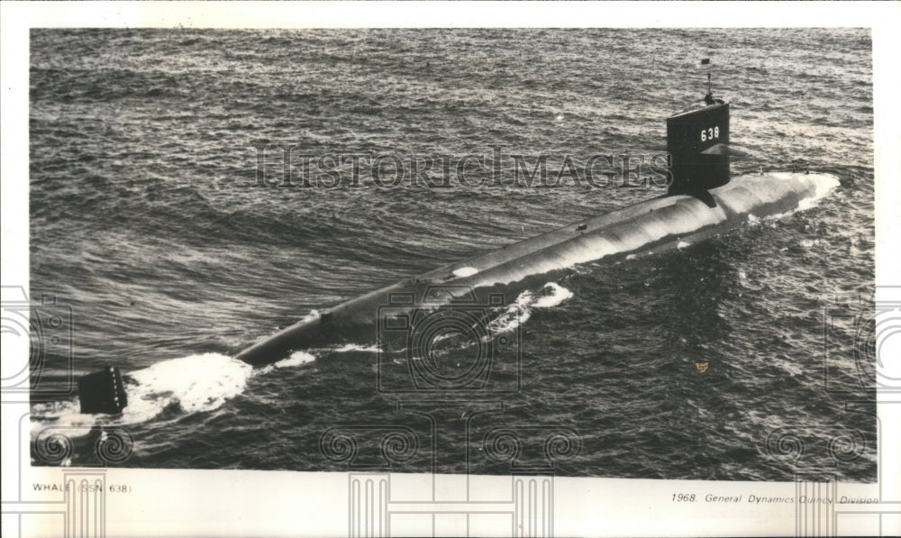 1968 Uss Whale Ssn 638 Historic Images