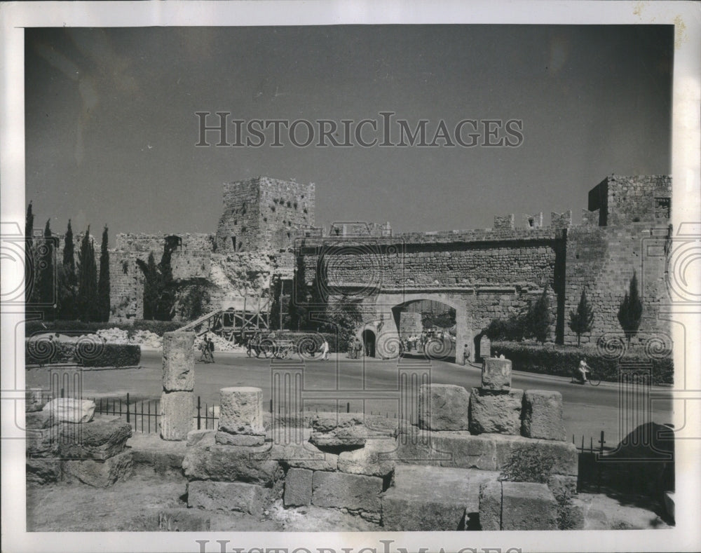 1976 Press Photo Rhodes Geographic Position Islands