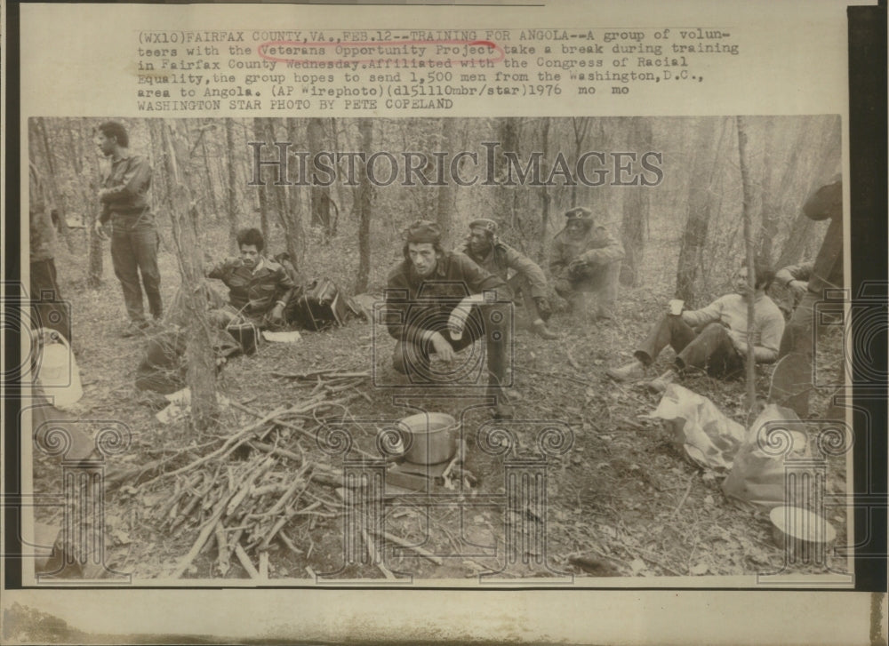 1976 Press Photo Veterans Opportunity Project