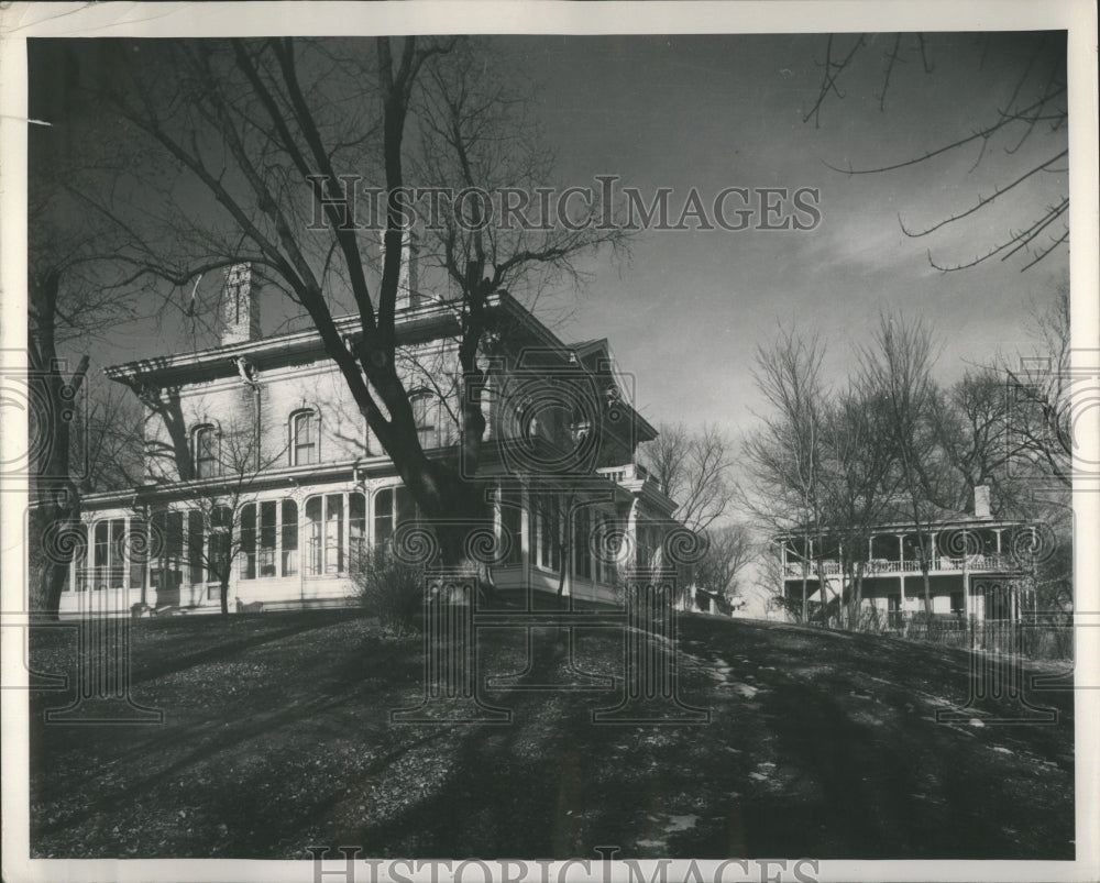 1966 Press Photo Dousman Mansion National Historic