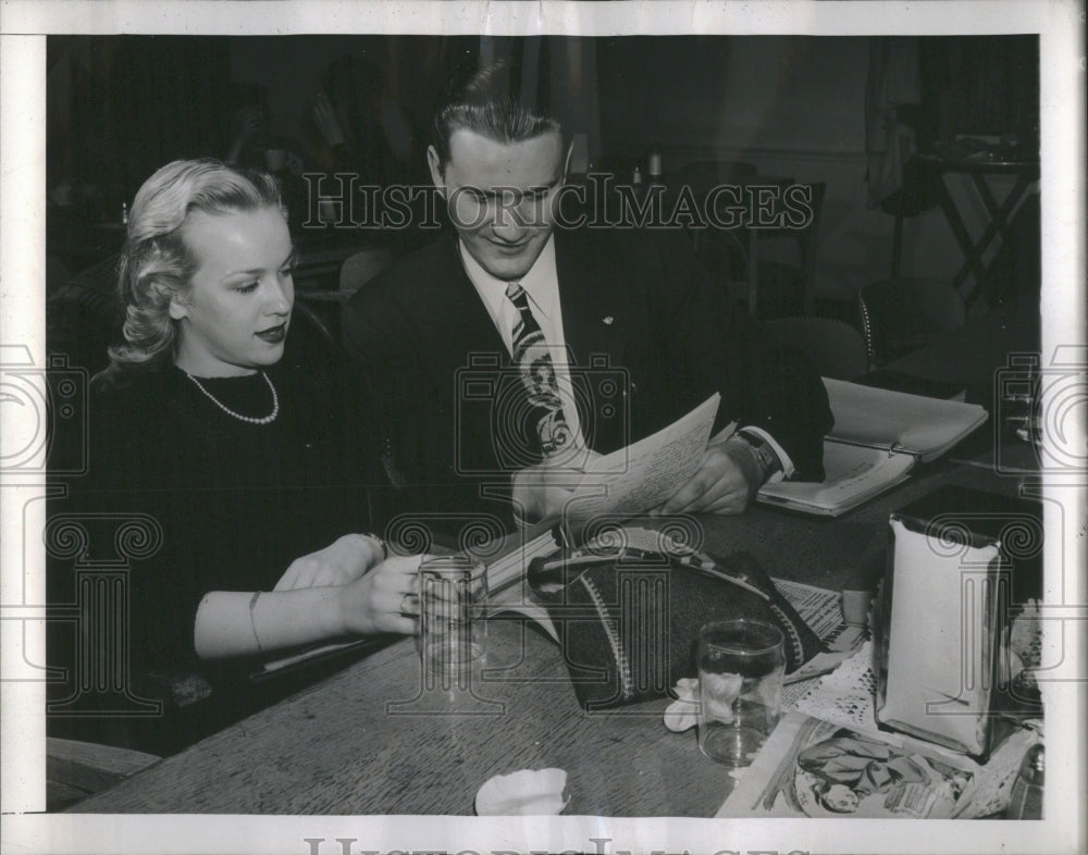 1945 Press Photo University campus Northwestern