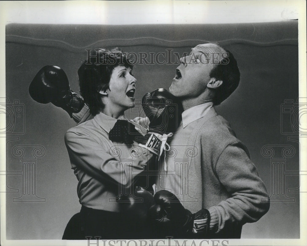 1985 Press Photo Woman in Anger