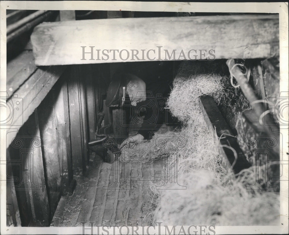 1939 Press Photo Arson failed