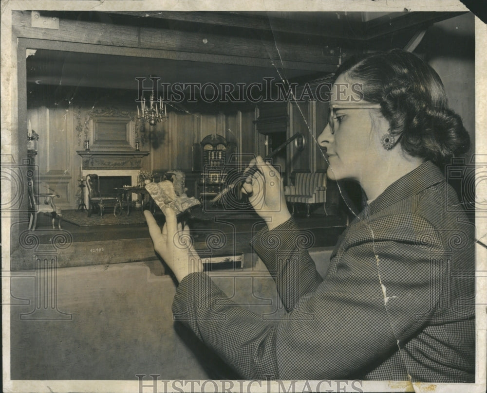 1953 Press Photo Vivian Scheidemantol Camel Institute