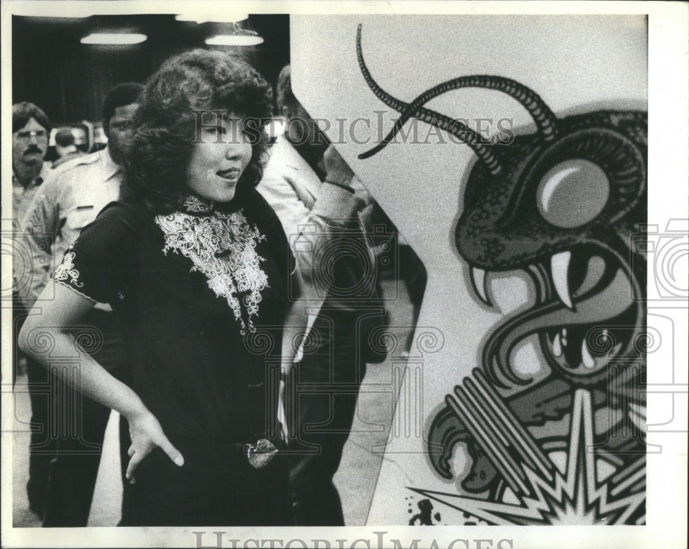 1981 Press Photo Graphy Shepard Indianapolis Games