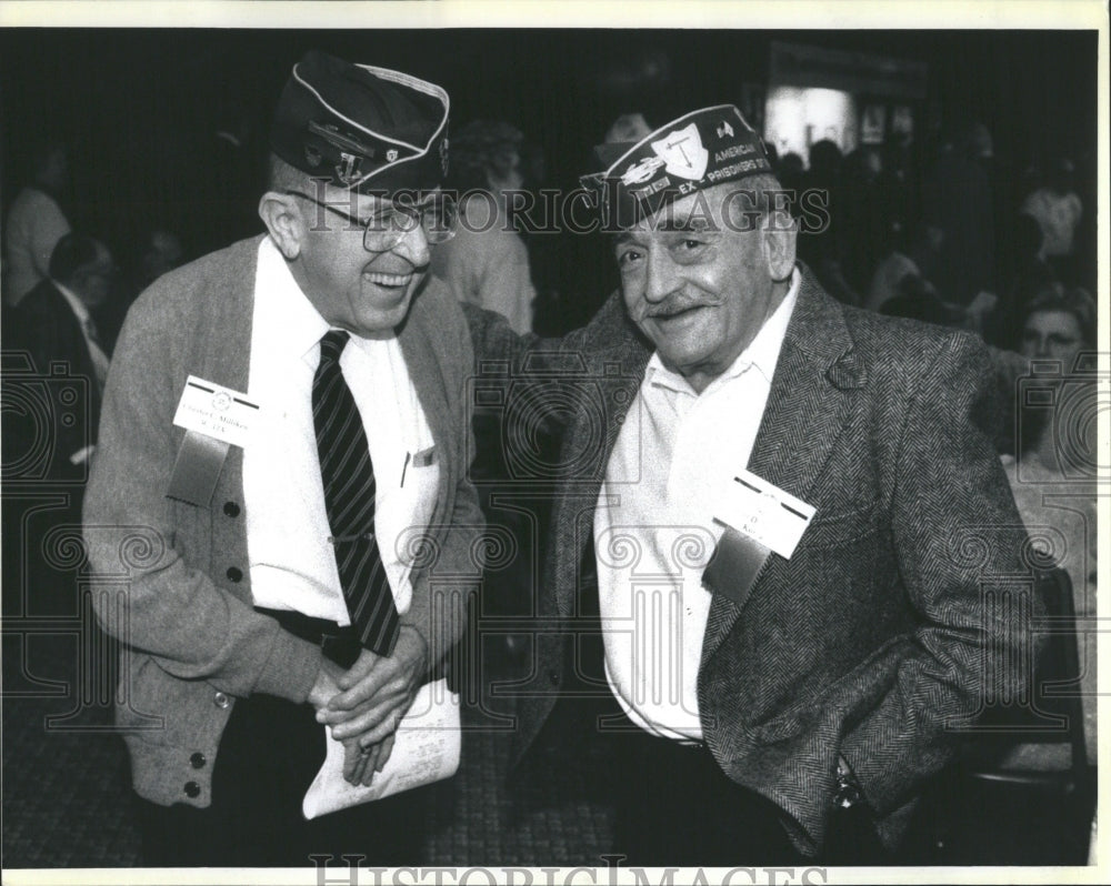 1992 Press Photo Pows Millikan WWO2 Norris Korean