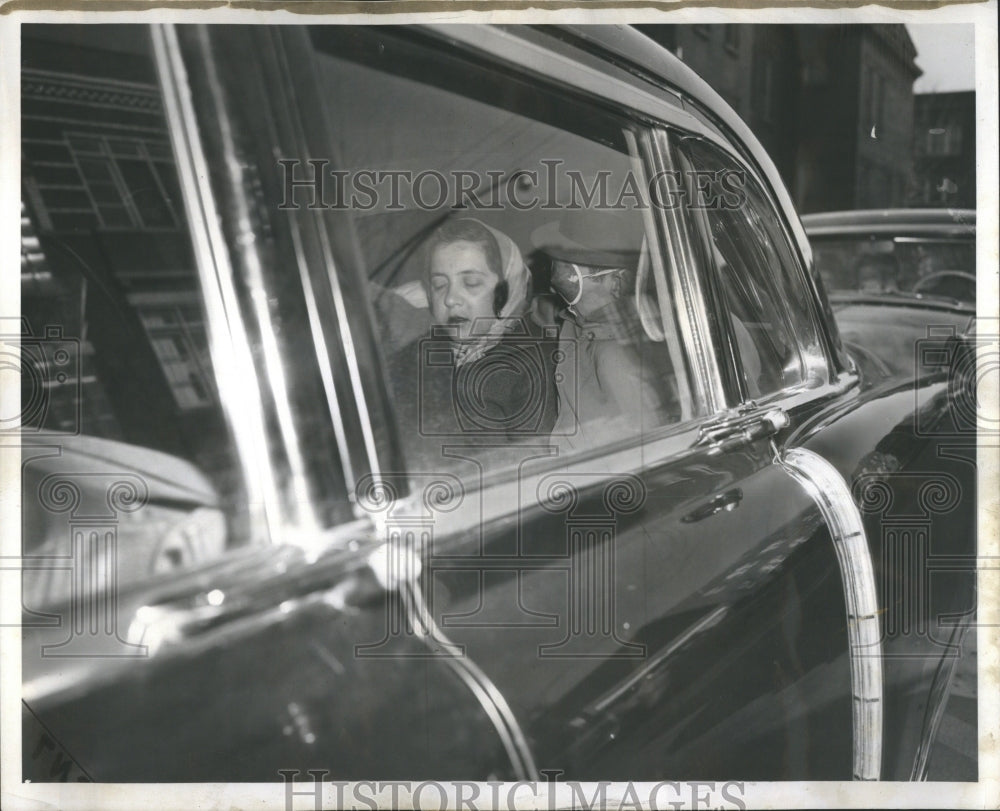 1958 Press Photo Christians Church Funeral Car Stanley