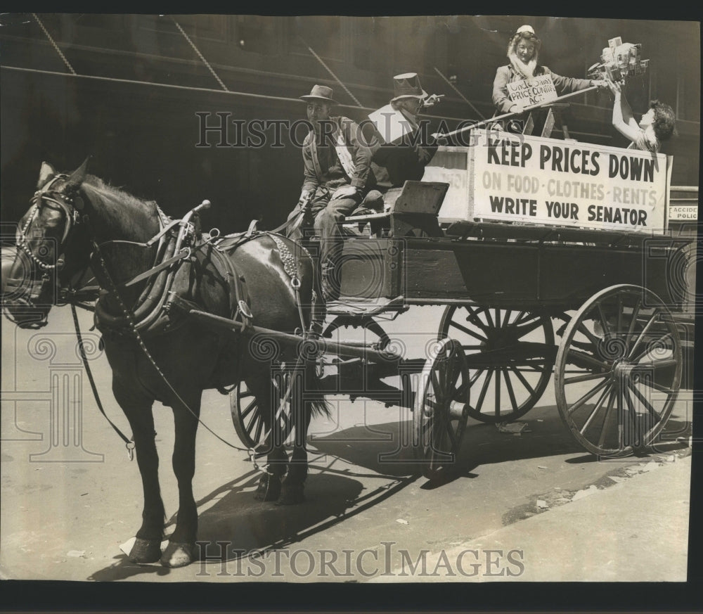 Press Photo Educe Price Food Rent Shelter Senator