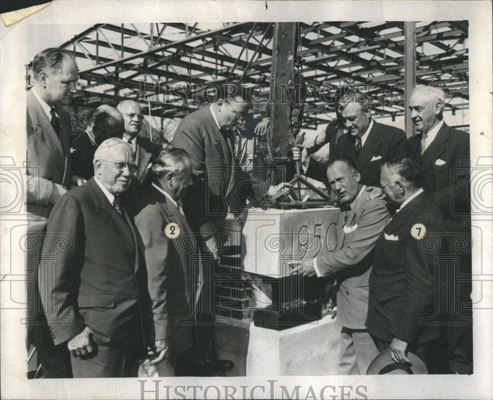 1950 Press Photo Clayton Smith Chris Jensen William